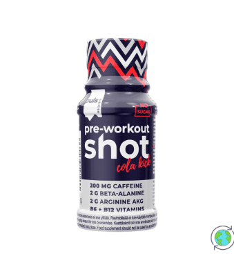 Pre-Workout Shot Cola Kick - Puls Nutrition - 60ml
