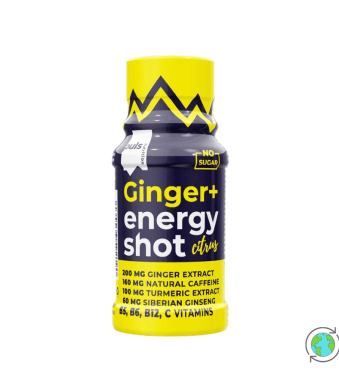 Shot Ενέργειας με Ginger και Κίτρο - Puls Nutrition - 60ml