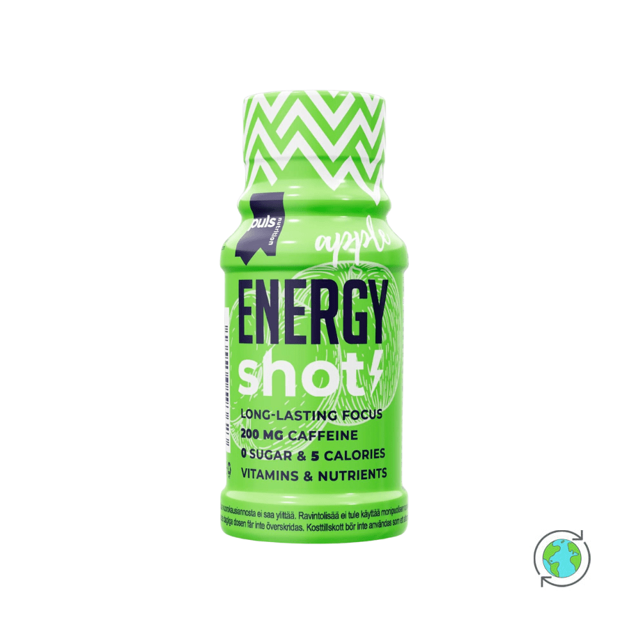 Energy Shot with Apple Flavor - Puls Nutrition - 60ml