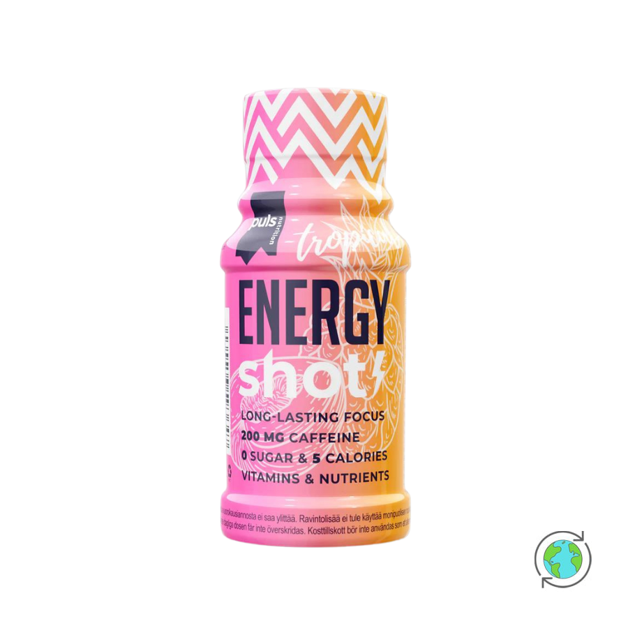 Energy Shot with Tropical Flavor - Puls Nutrition - 60ml