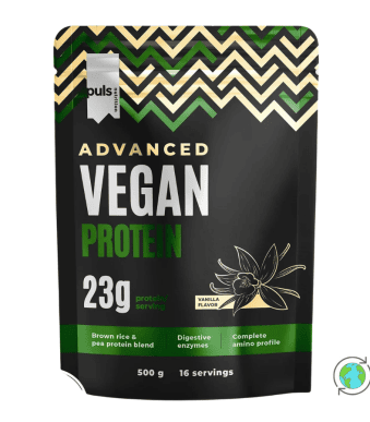 Advanced Vegan Vanilla 75% Protein - Puls Nutrition - 500gr