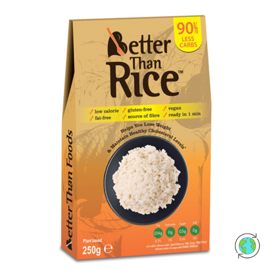 Βιολογικό Ρύζι από Konjac χωρίς στράγγισμα – Better Than Foods – 250gr