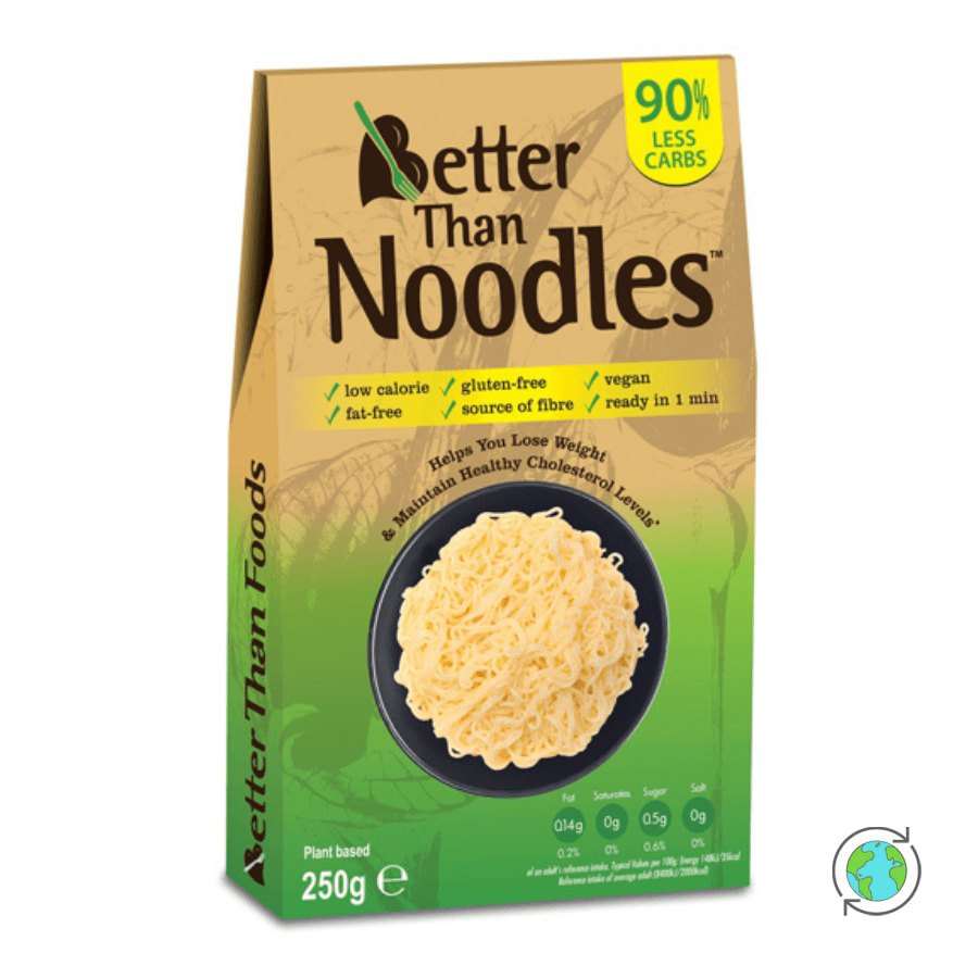 Βιολογικά Noodles από Konjac χωρίς στράγγισμα – Better Than Foods – 250gr