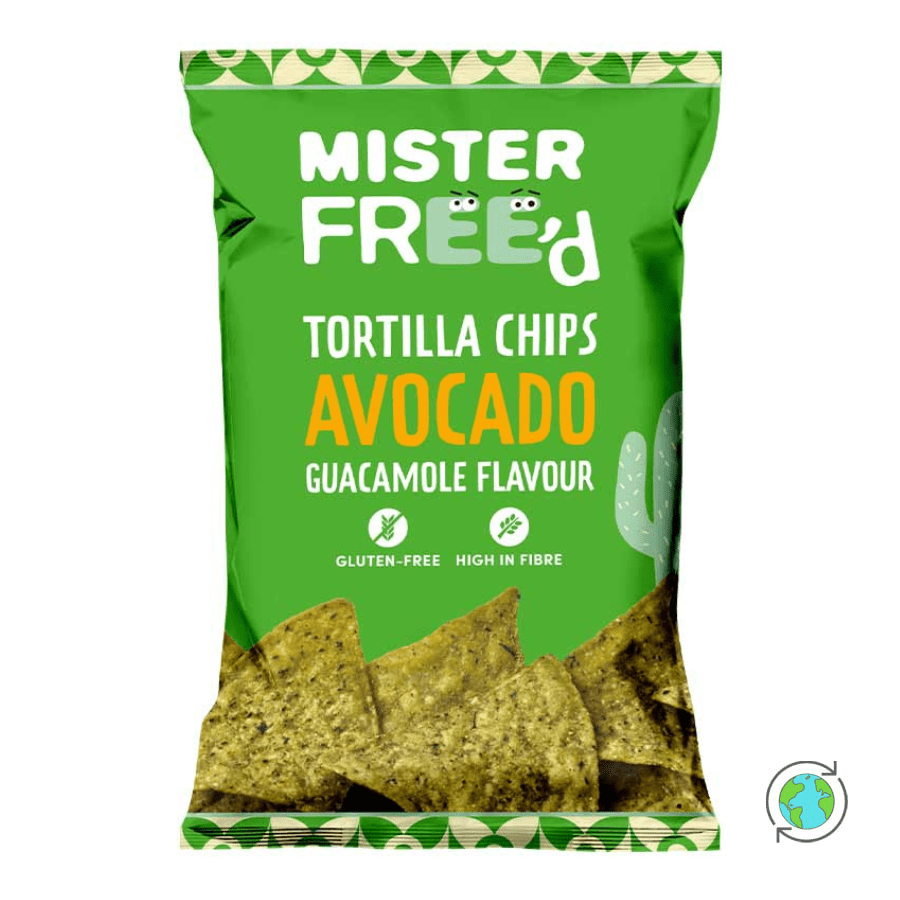 Tortilla Chips Avocado Guacamole Flavour - Mister Free'd - 135gr