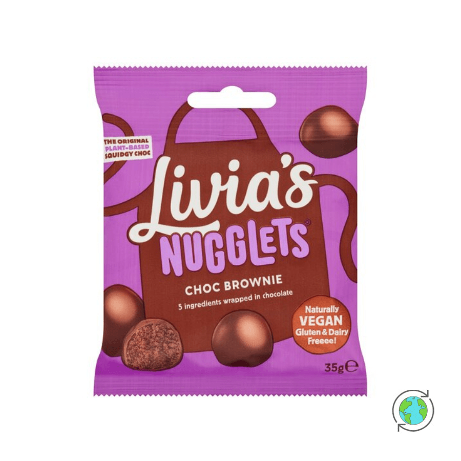 Μπουκίτσες με γέμιση ζύμης μπισκότου & επικάλυψη Σοκολάτας - Livia's - 35gr