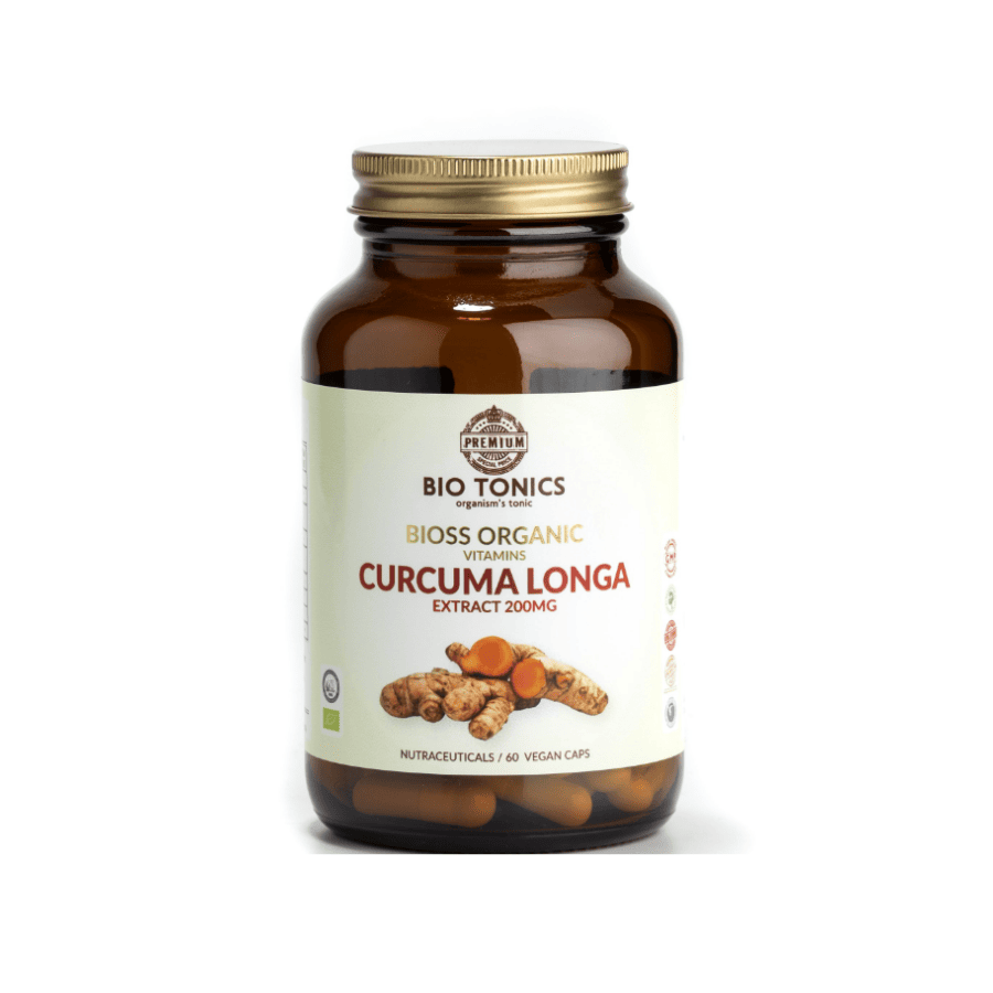 Organic Curcuma Longa Extract 200mg - Bio Tonics - 60pcs