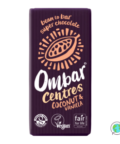 Organic Chocolate 60% Centres Coconut & Vanilla - Ombar - 35gr
