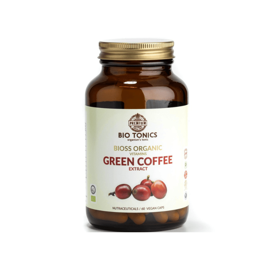 Φυσικό Συμπλήρωμα Διατροφής με Βιολογικό Εκχύλισμα Green Coffee 300mg – Bio Tonics – 60caps