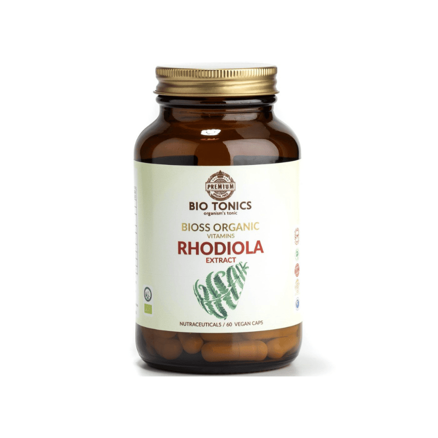 Φυσικό Συμπλήρωμα Διατροφής με Βιολογικό Εκχύλισμα Rhodiola 300mg – Bio Tonics – 60caps