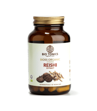 Φυσικό Συμπλήρωμα Διατροφής με Βιολογικό Εκχύλισμα Reishi 350mg – Bio Tonics – 60caps