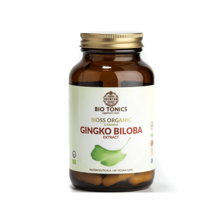 Φυσικό Συμπλήρωμα Διατροφής με Βιολογικό Εκχύλισμα Ginkgo Biloba 120mg – Bio Tonics – 60caps