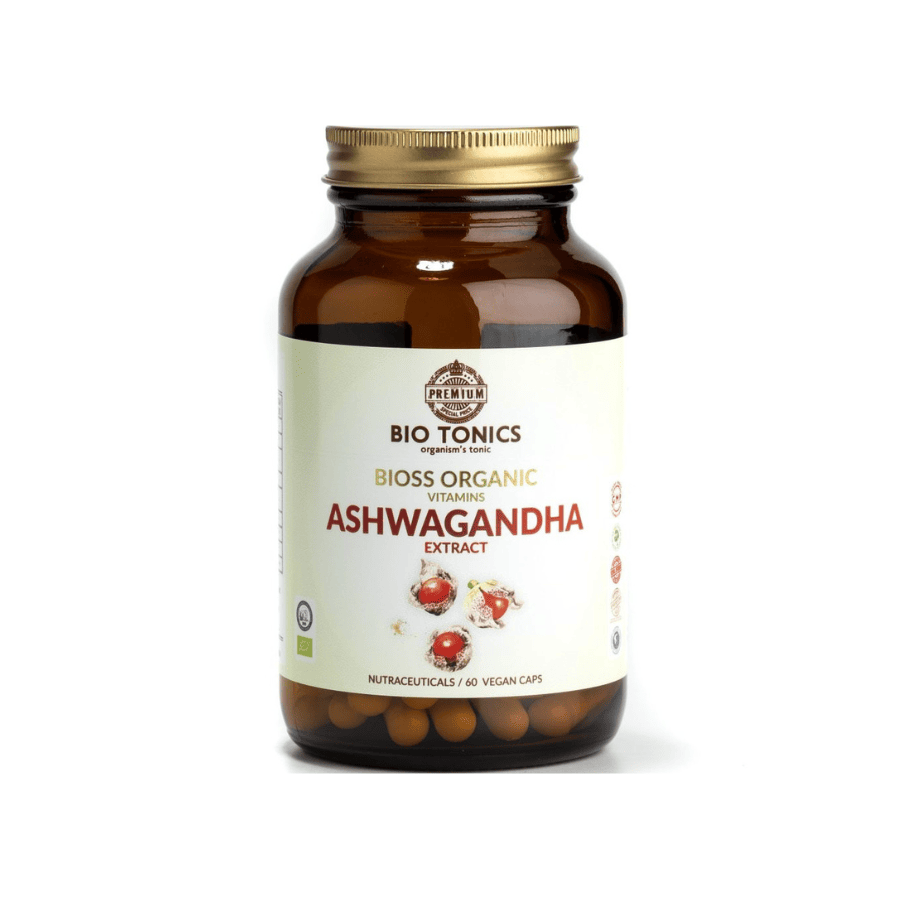 Φυσικό Συμπλήρωμα Διατροφής με Βιολογικό Εκχύλισμα Ashwagandha 320mg – Bio Tonics – 60caps