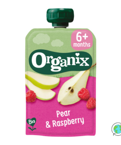Organic Pear & Raspberry Puree Pouch (6m+) - Organix - 100gr
