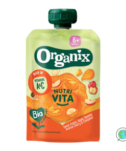Βιολογικός Παιδικός Πολτός "Nutri Vita" με Γλυκοπατάτα & Φρούτα (6μ+) – Organix – 100gr