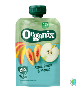 Organic Apple, Peach & Mango Puree Pouch (12m+) - Organix - 100gr