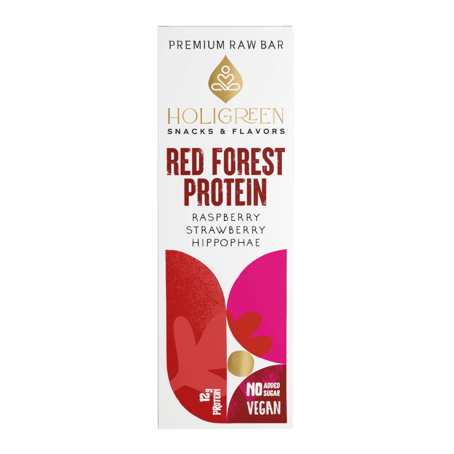 Handmade Red Forest Premium Protein Raw Bar - Holigreen - 60gr