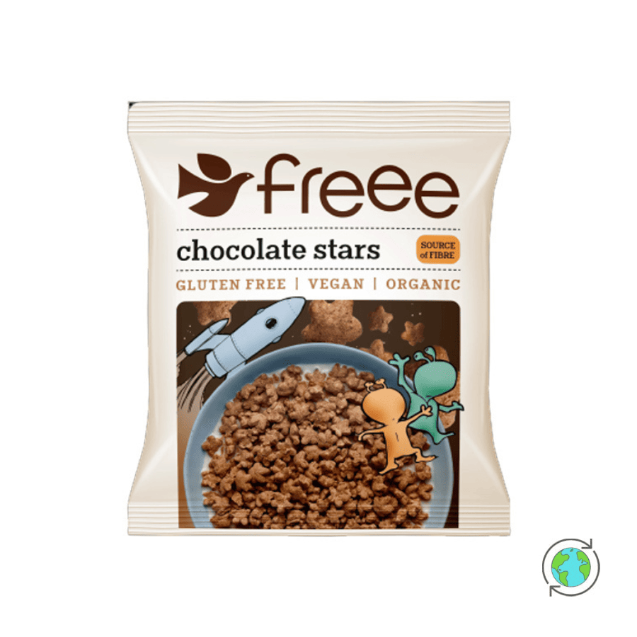 Organic Chocolate Cereals "Stars" Gluten Free - Doves Farm - 25gr