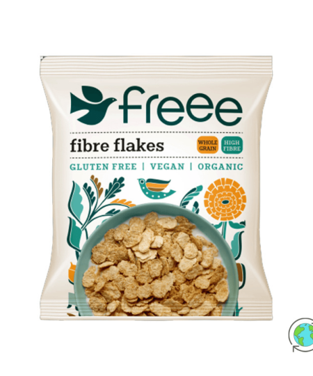 Organic Crunchy Fibre Flakes Gluten Free - Doves Farm - 25gr