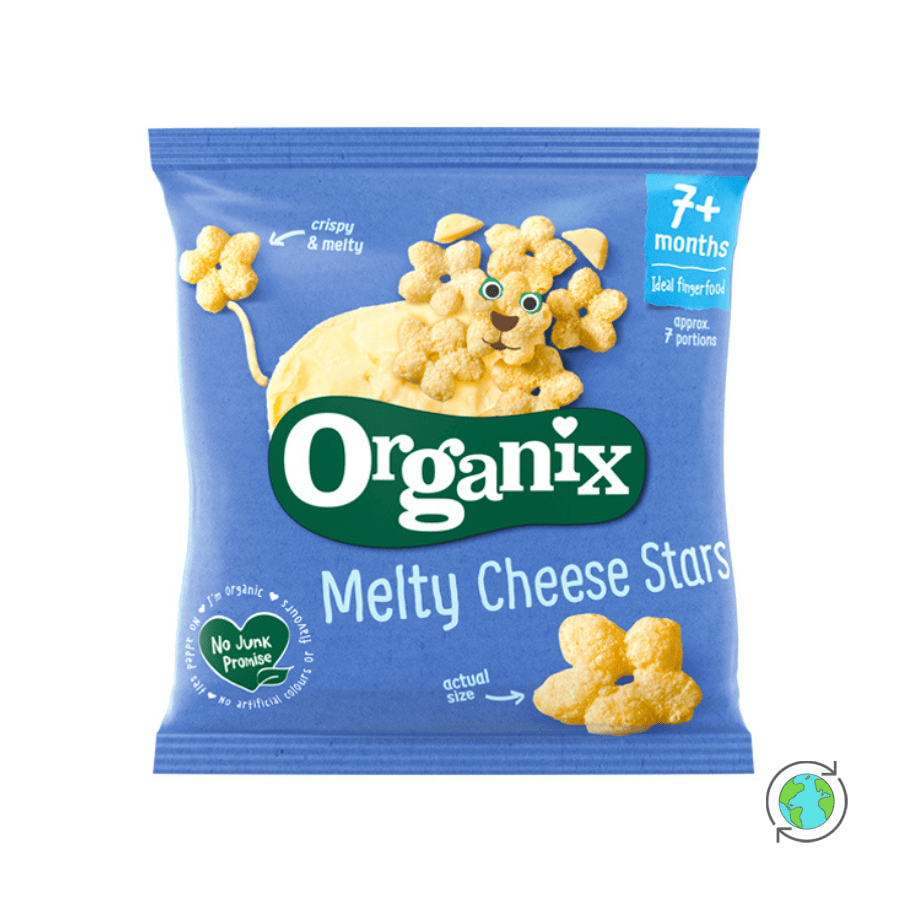 Organic Melty Cheese Stars (7m+) - Organix - 20gr