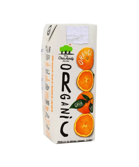100% Βιολογικός Φυσικός Χυμός Πορτοκάλι - Χριστοδούλου - 250ml