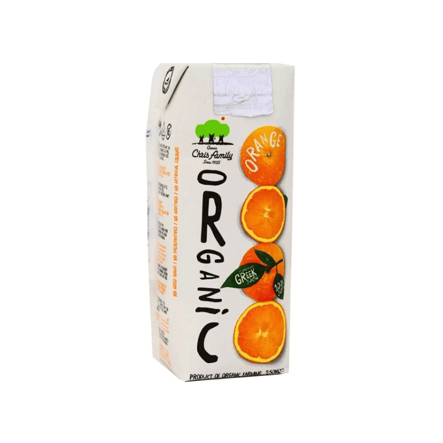 100% Organic Natural Orange Juice - Chris Family - 250ml