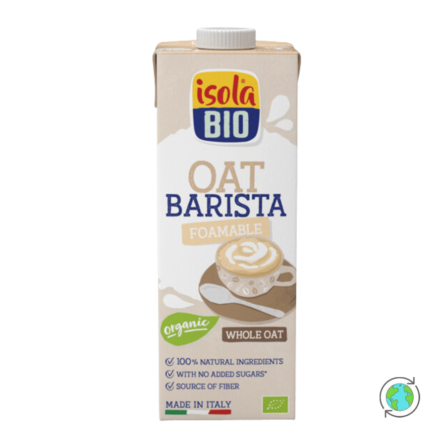 Organic Oat Barista Drink - Isola Bio - 1Lt