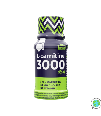 L-Carnitine 3000 Shot Citrus Flavor - Puls Nutrition - 60ml