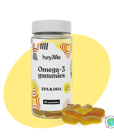 Omega 3 Gummies μασώμενες Ταμπλέτες EPA & DHA - Hey'Mo - 60τμχ