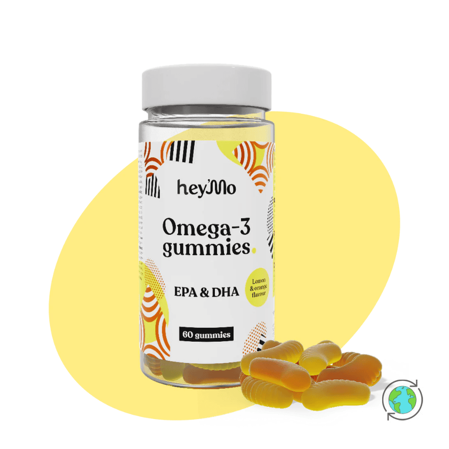 Omega 3 Gummies μασώμενες Ταμπλέτες EPA & DHA - Hey'Mo - 60τμχ