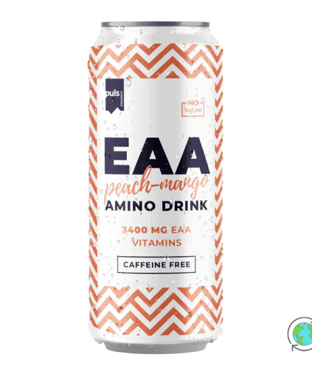 Amino Drink EAA Caffeine Free Peach & Mango - Puls Nutrition - 330ml