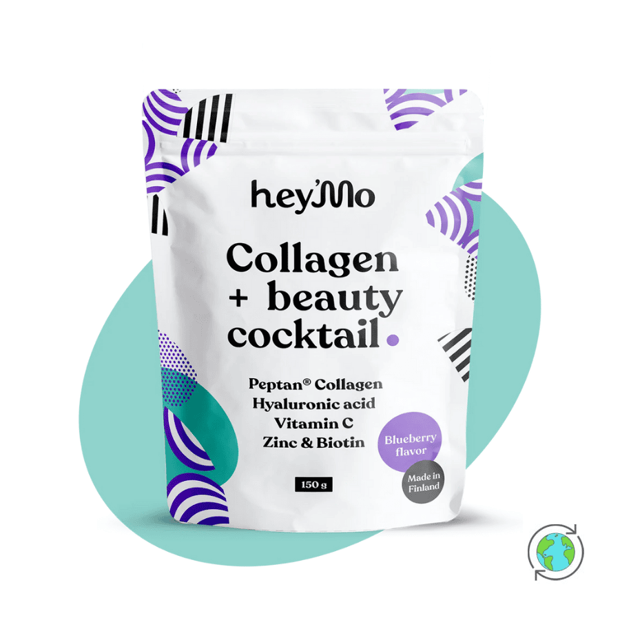 Collagen & Beauty Cocktail Blueberry - Hey'Mo - 150gr