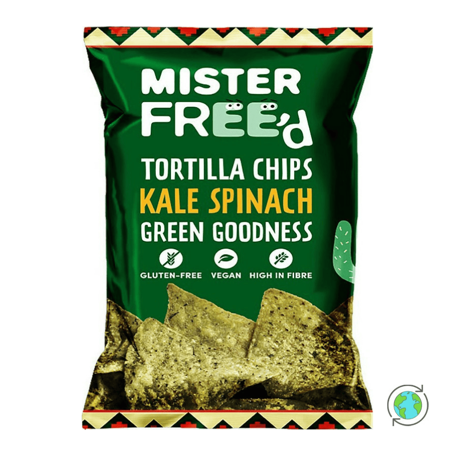 Tortilla Chips Kale Spinach - Mister Free'd - 135gr