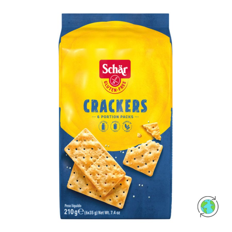 Savoury Gluten Free Crackers - Schar - 210gr