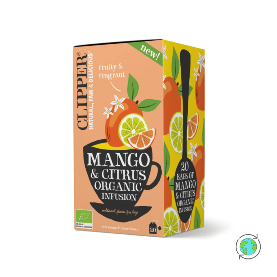 Organic Tea with Mango & Citrus - Clipper - 36g