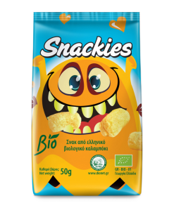 Βιολογικό Παιδικό Σνάκ Καλαμποκιού Snackies - Βιοβλαστός - 50gr