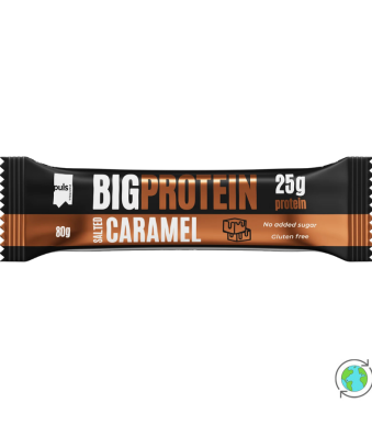 Big Protein Γλύκισμα Πρωτεΐνης με Αλμυρή Καραμέλα - Puls Nutrition - 80gr