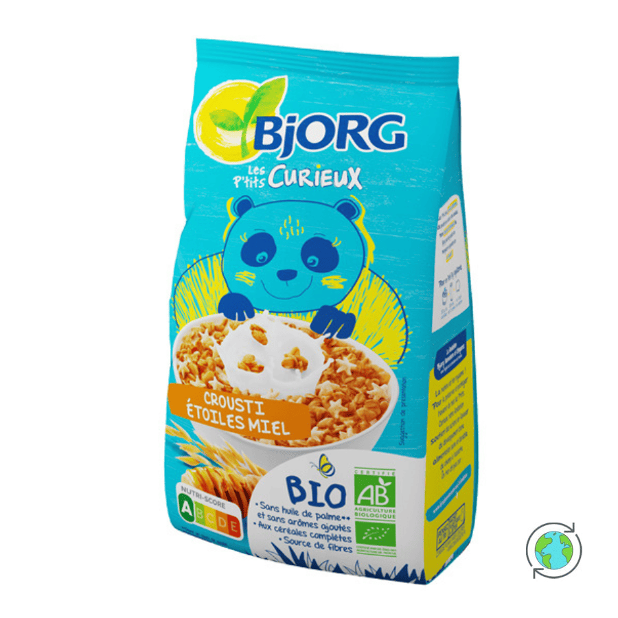 Organic Cereal Mix with Honey - Bjorg - 375gr