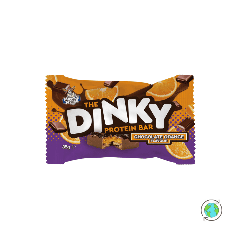 Μπάρα Πρωτεΐνης The Dinky Protein Bar Chocolate & Orange - Muscle Moose - 35gΜπάρα Πρωτεΐνης The Dinky Protein Bar Chocolate & Orange - Muscle Moose - 35g