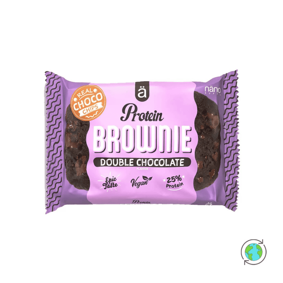 Brownie Πρωτεΐνης με Διπλή Σοκολάτα - Nano Supps - 60g