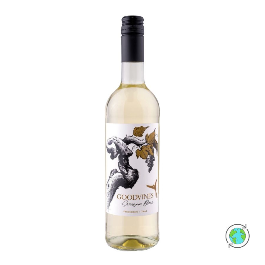 Sauvignon Blanc Ξηρός Οίνος χωρίς Αλκοόλ - Goodvines - 750ml