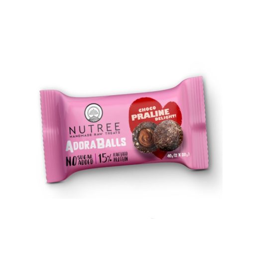 Χειροποίητα Adora Balls Πρωτεΐνης Choco Praline - Nutree - 40gr