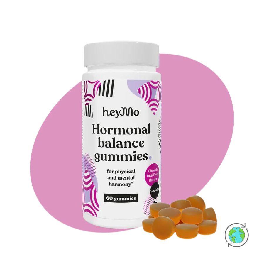 Hormonal Balance Gummies μασώμενες Ταμπλέτες με γεύση Φρούτων - Hey'Mo - 60τμχ