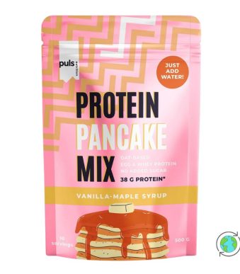 Μείγμα για Pancake Πρωτεΐνης με Βανίλια & Σιρόπι Σφένδαμου – Puls Nutrition – 550gr