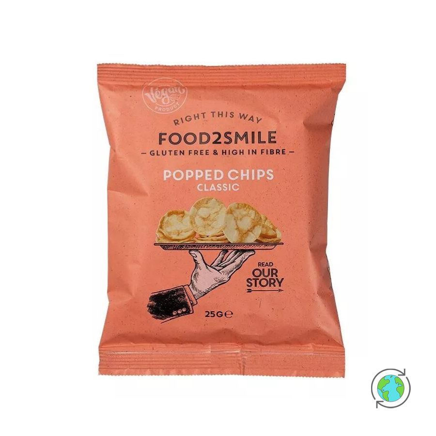 Chips Φούρνου Πρωτεΐνης από Σόγια & Πατάτα Classic - Food2smile - 25gr